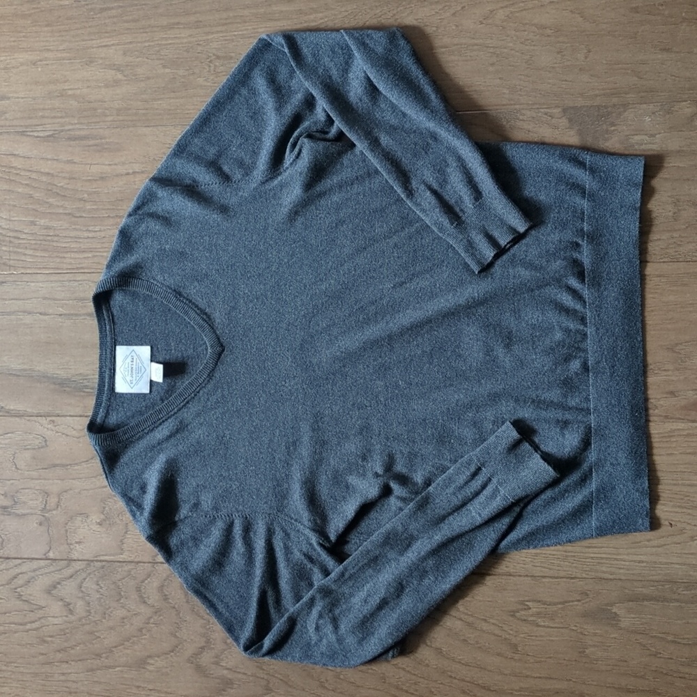 Gray V-Neck St. John's Bay Sweater